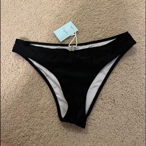 CUPSHE black swimsuit bottoms, Size Medium, Never Worn, New With Tags
